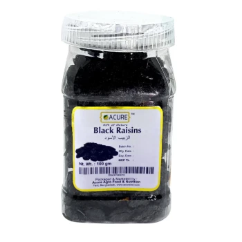 Acure Black Raisins- কালো কিসমিস